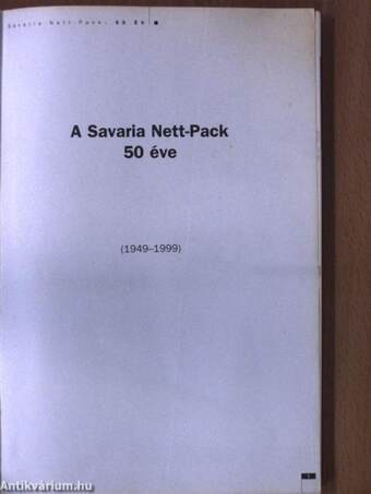 A Savaria Nett-Pack 50 éve