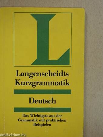 Langenscheidts Kurzgrammatik Deutsch