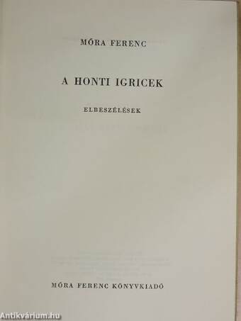 A honti igricek