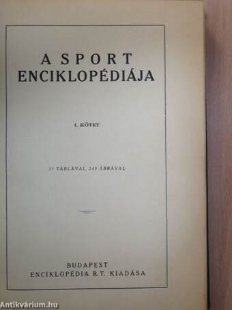 A sport enciklopédiája I-II.