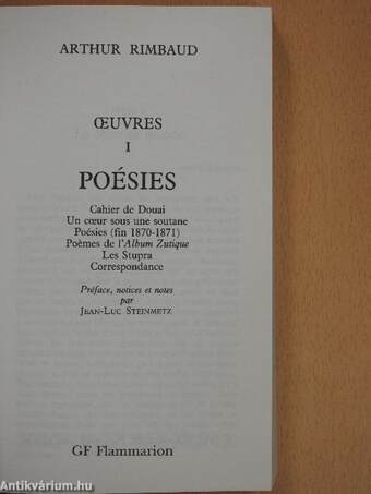 Poésies