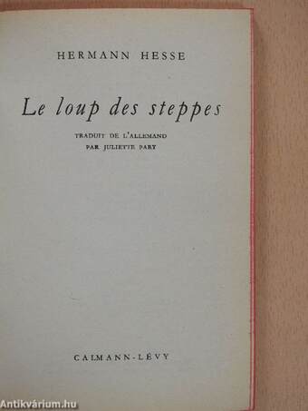 Le loup des steppes