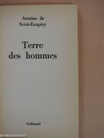 Terre des hommes