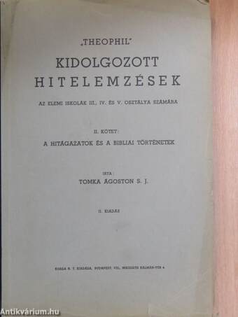 "Theophil" kidolgozott hitelemzések II.