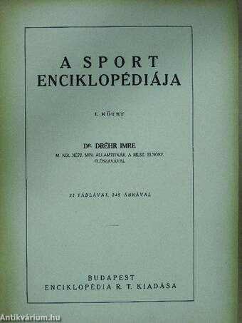 A sport enciklopédiája I-II.