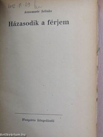 Házasodik a férjem