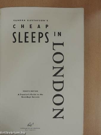 Sandra Gustafson's Cheap Sleeps in London