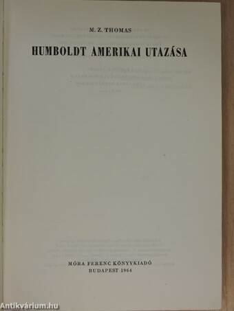 Humboldt amerikai utazása