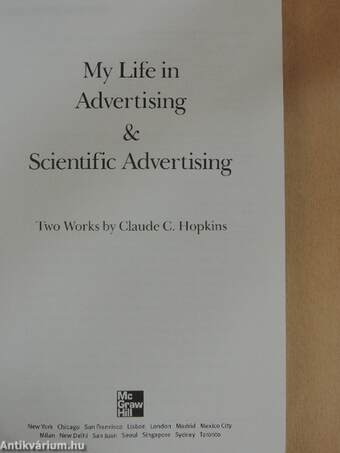 My Life in Advertising & Scientific Advertising