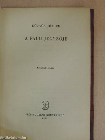 A falu jegyzője I-II.