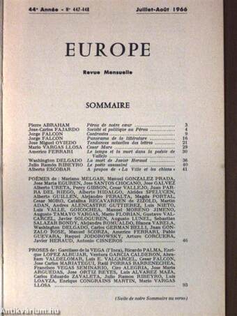 Europe Juillet-Aout 1966