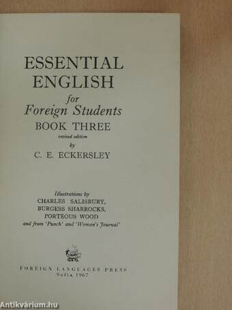 Essential English for Foreign Students Book 3.