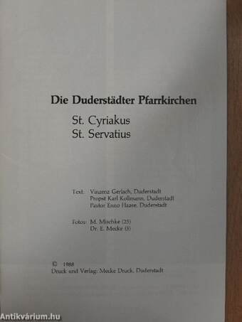 Die Duderstädter Pfarrkirchen