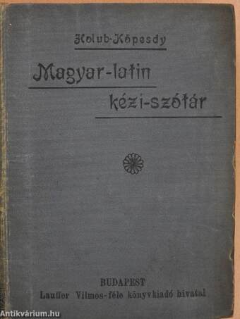 Magyar-latin kézi-szótár