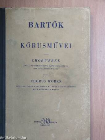 Bartók kórusművei