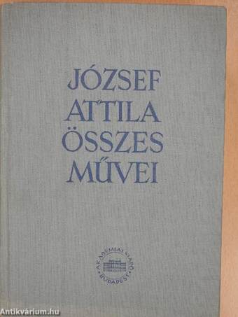 József Attila összes művei I-IV.