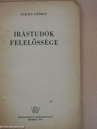 Irástudók felelőssége