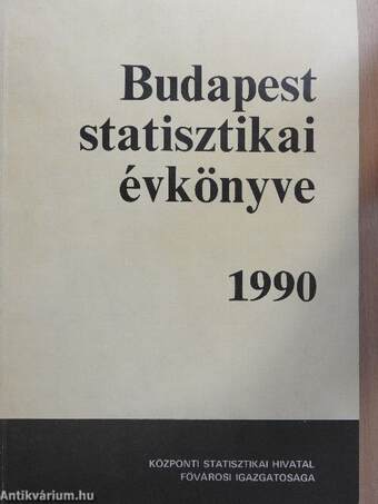 Budapest statisztikai évkönyve 1990