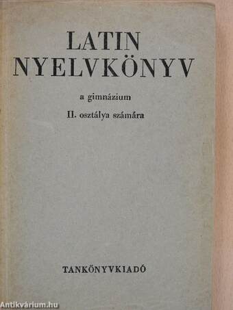 Latin nyelvkönyv II.