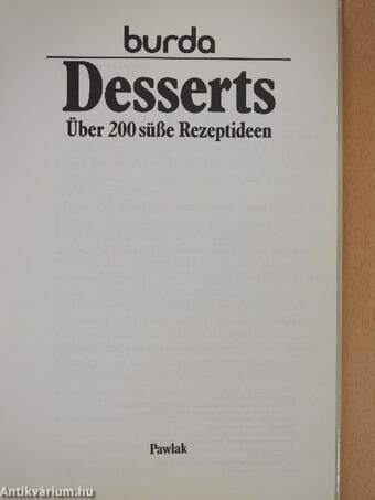 Desserts