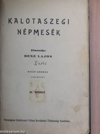 Kalotaszegi népmesék II.