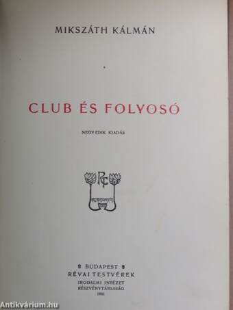 Club és folyosó