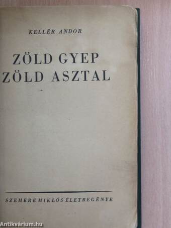 Zöld gyep, zöld asztal