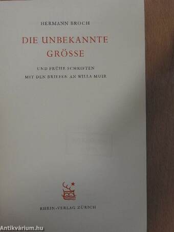 Die unbekannte Grösse