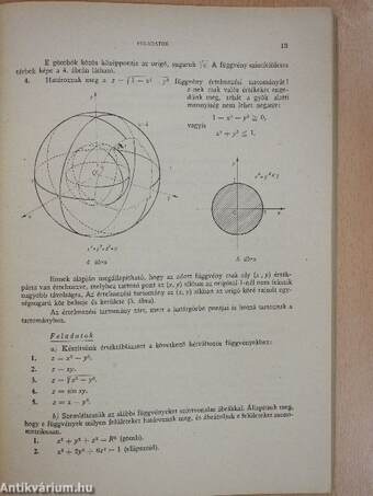 Műszaki matematikai gyakorlatok A. VI.