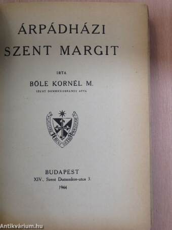 Árpádházi Szent Margit