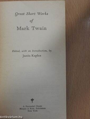 Great Short Works of Mark Twain