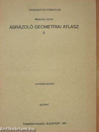 Ábrázoló geometriai atlasz II.