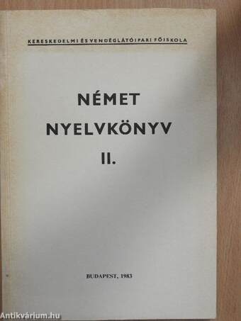 Német nyelvkönyv II.