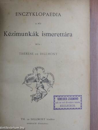 Enzcyklopaedia, a női kézimunkák ismerettára