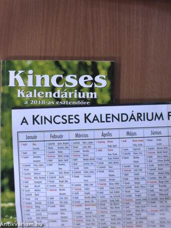 Kincses Kalendárium 2018