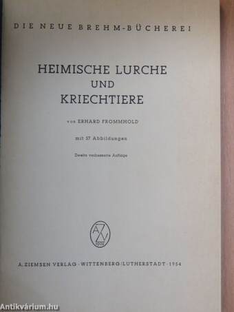 Heimische lurche und kriechtiere