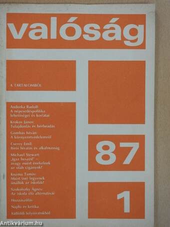 Valóság 1987. január-december