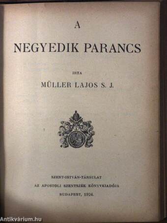 Az első parancs/A második parancs/A harmadik parancs/A negyedik parancs/Az ötödik parancs/A hatodik és kilencedik parancs/A nyolcadik parancs/A hetedik és tizedik parancs