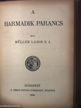 Az első parancs/A második parancs/A harmadik parancs/A negyedik parancs/Az ötödik parancs/A hatodik és kilencedik parancs/A nyolcadik parancs/A hetedik és tizedik parancs