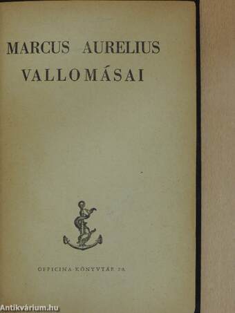 Marcus Aurelius vallomásai