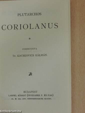 Coriolanus