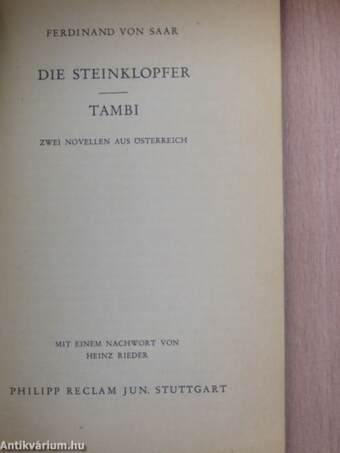 Die Steinklopfer/Tambi