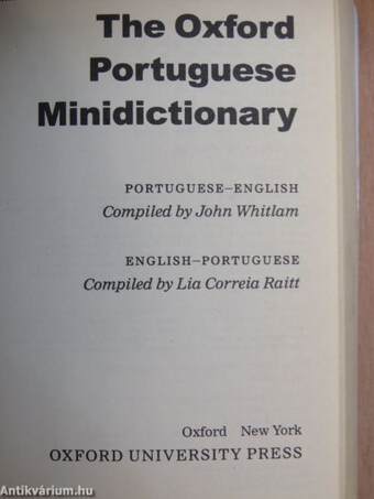 The Oxford Portuguese Minidictionary