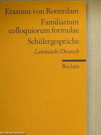 Familiarium colloquiorum formulae/Schülergespräche