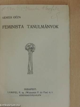 Feminista tanulmányok