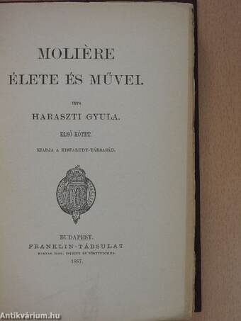 Moliére élete és művei I. (töredék)