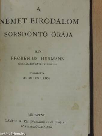 A német birodalom sorsdöntő órája/Egy angol altábornagy kémkedése/A modern háború eszközei/Zeppelin/Nagy-Britannia veszedelme