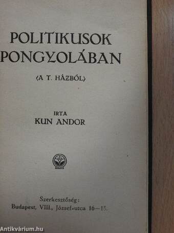 Politikusok pongyolában