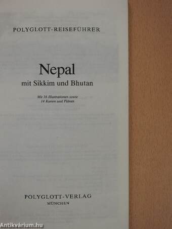 Nepal mit Sikkim und Bhutan