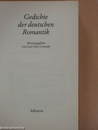 Gedichte der deutschen Romantik